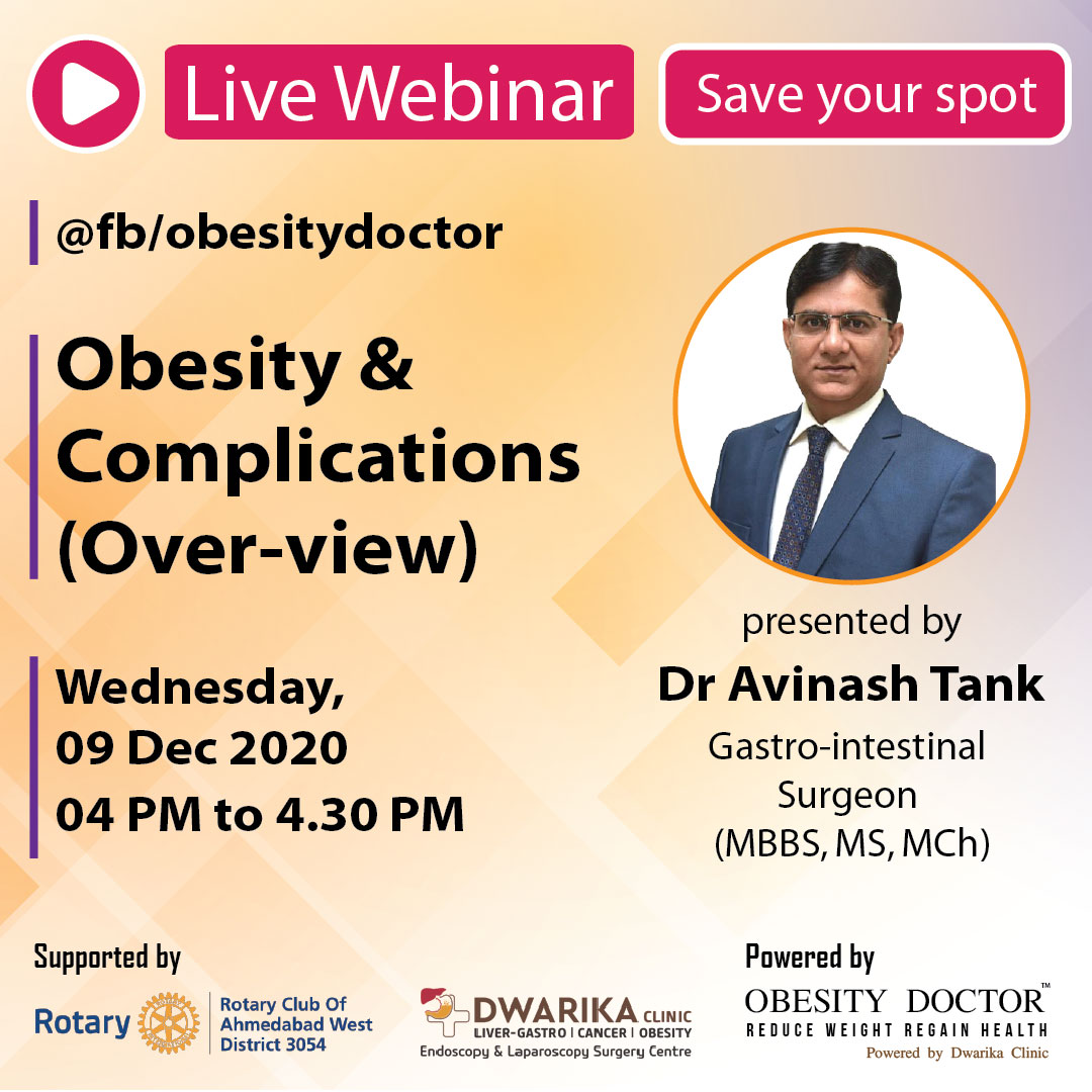 Join inars hosted by Obesity Doctor Best Gastro Surgeon Ahmedabad